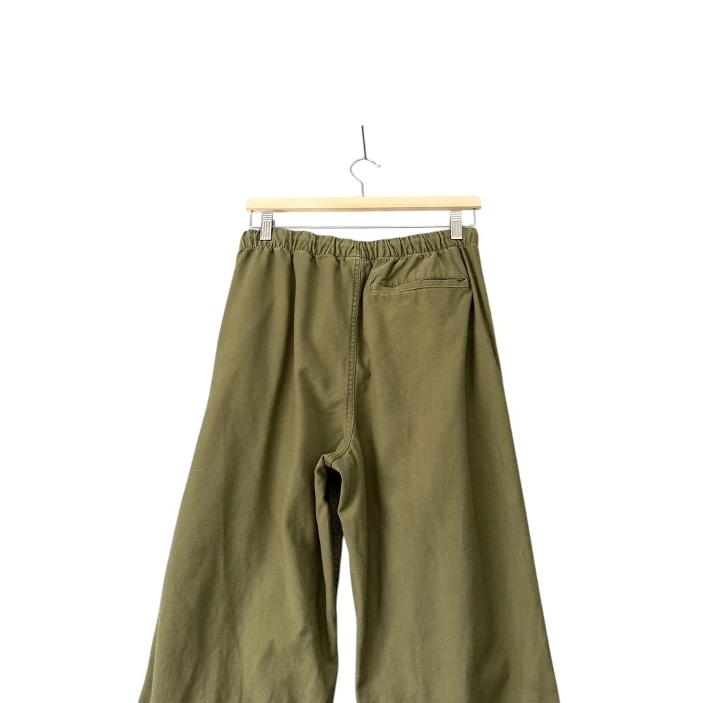 Aritzia | TNA | Olive Green Parachute Cargo Pants Drawstring Utility Size M - Picture 6 of 14